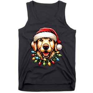 Dog Owner Xmas Favorite Golden Retriever Christmas Tank Top