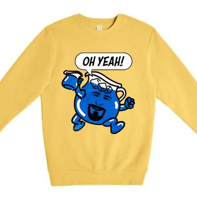 Det Oh Yeah Funny For Man Woman Premium Crewneck Sweatshirt