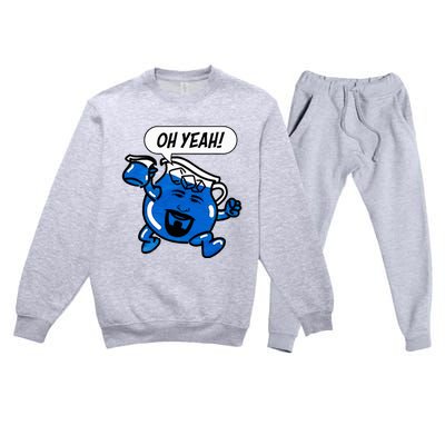 Det Oh Yeah Funny For Man Woman Premium Crewneck Sweatsuit Set