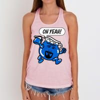 Det Oh Yeah Funny For Man Woman Women's Knotted Racerback Tank