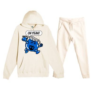 Det Oh Yeah Funny For Man Woman Premium Hooded Sweatsuit Set