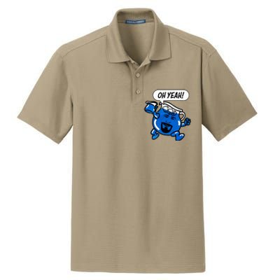 Det Oh Yeah Funny For Man Woman Dry Zone Grid Polo