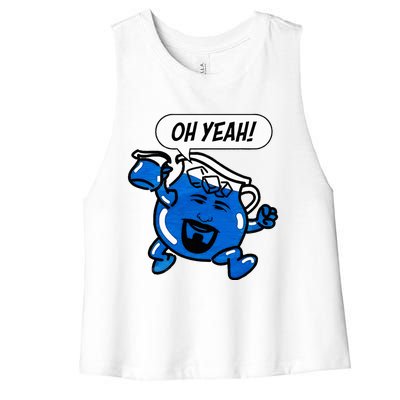 Det Oh Yeah Funny For Man Woman Women's Racerback Cropped Tank