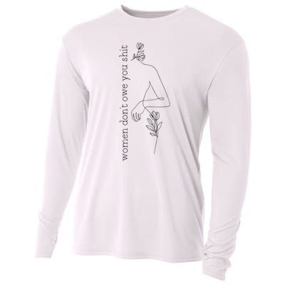 DonT Owe You Shit Cooling Performance Long Sleeve Crew