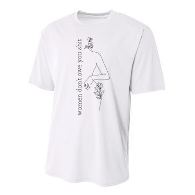 DonT Owe You Shit Performance Sprint T-Shirt