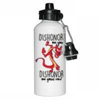 Dishonor On You Dishonor On Your Cow Dishonor Aluminum Water Bottle