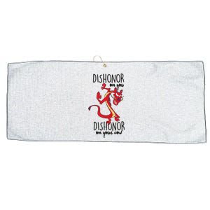 Dishonor On You Dishonor On Your Cow Dishonor Large Microfiber Waffle Golf Towel