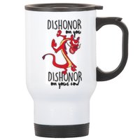 Dishonor On You Dishonor On Your Cow Dishonor Stainless Steel Travel Mug