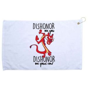 Dishonor On You Dishonor On Your Cow Dishonor Grommeted Golf Towel