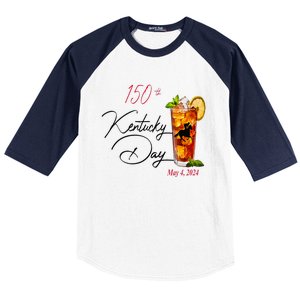 Derby Party 150th Derby Day Horse Racing Talk Derby To Me Baseball Sleeve Shirt