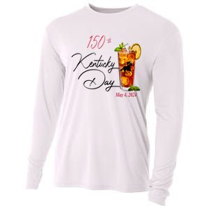 Derby Party 150th Derby Day Horse Racing Talk Derby To Me Cooling Performance Long Sleeve Crew