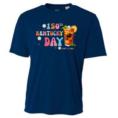 Derby Party 150th Derby Day Horse Racing Talk Derby To Me Cooling Performance Crew T-Shirt