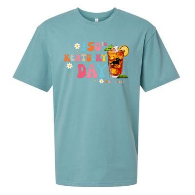 Derby Party 150th Derby Day Horse Racing Talk Derby To Me Sueded Cloud Jersey T-Shirt