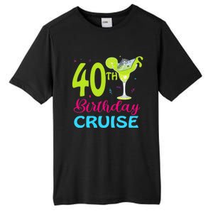 Drinking Party 40th Birthday Cruise Vacation Squad Cruising Tall Fusion ChromaSoft Performance T-Shirt