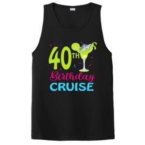 Drinking Party 40th Birthday Cruise Vacation Squad Cruising PosiCharge Competitor Tank