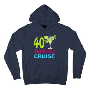 Drinking Party 40th Birthday Cruise Vacation Squad Cruising Hoodie