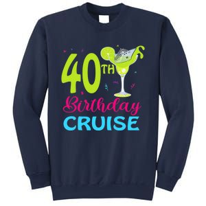 Drinking Party 40th Birthday Cruise Vacation Squad Cruising Sweatshirt