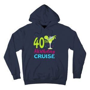 Drinking Party 40th Birthday Cruise Vacation Squad Cruising Tall Hoodie