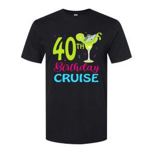 Drinking Party 40th Birthday Cruise Vacation Squad Cruising Softstyle CVC T-Shirt