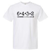 Double Play 6 4 3 2 Vintage Baseball Math Softball Player Garment-Dyed Heavyweight T-Shirt