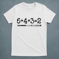 Double Play 6 4 3 2 Vintage Baseball Math Softball Player T-Shirt