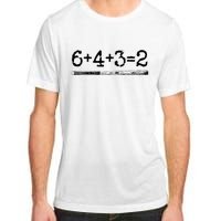 Double Play 6 4 3 2 Vintage Baseball Math Softball Player Adult ChromaSoft Performance T-Shirt