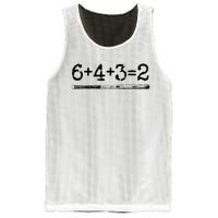 Double Play 6 4 3 2 Vintage Baseball Math Softball Player Mesh Reversible Basketball Jersey Tank