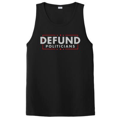 Defund Politicians Anti Government Political PosiCharge Competitor Tank