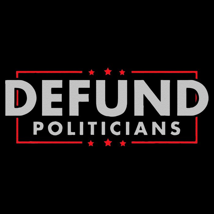 Defund Politicians Anti Government Political Visor