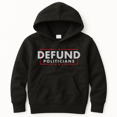 Defund Politicians Anti Government Political Kids Hoodie