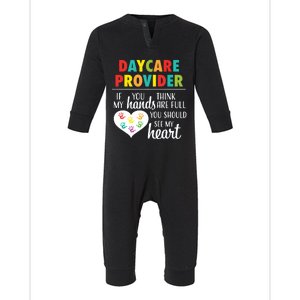 Daycare Provider Appreciation Gift Childcare Infant Fleece One Piece