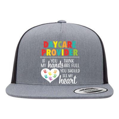 Daycare Provider Appreciation Gift Childcare Flat Bill Trucker Hat