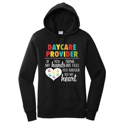 Daycare Provider Appreciation Gift Childcare Women's Pullover Hoodie