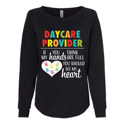 Daycare Provider Appreciation Gift Childcare Womens California Wash Sweatshirt