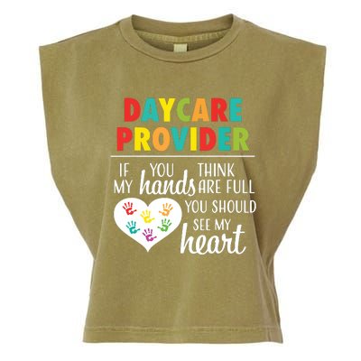 Daycare Provider Appreciation Gift Childcare Garment-Dyed Women's Muscle Tee