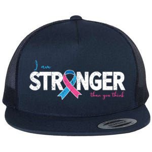 Distressed Pregnancy And Infant Loss Awareness Gift T Flat Bill Trucker Hat