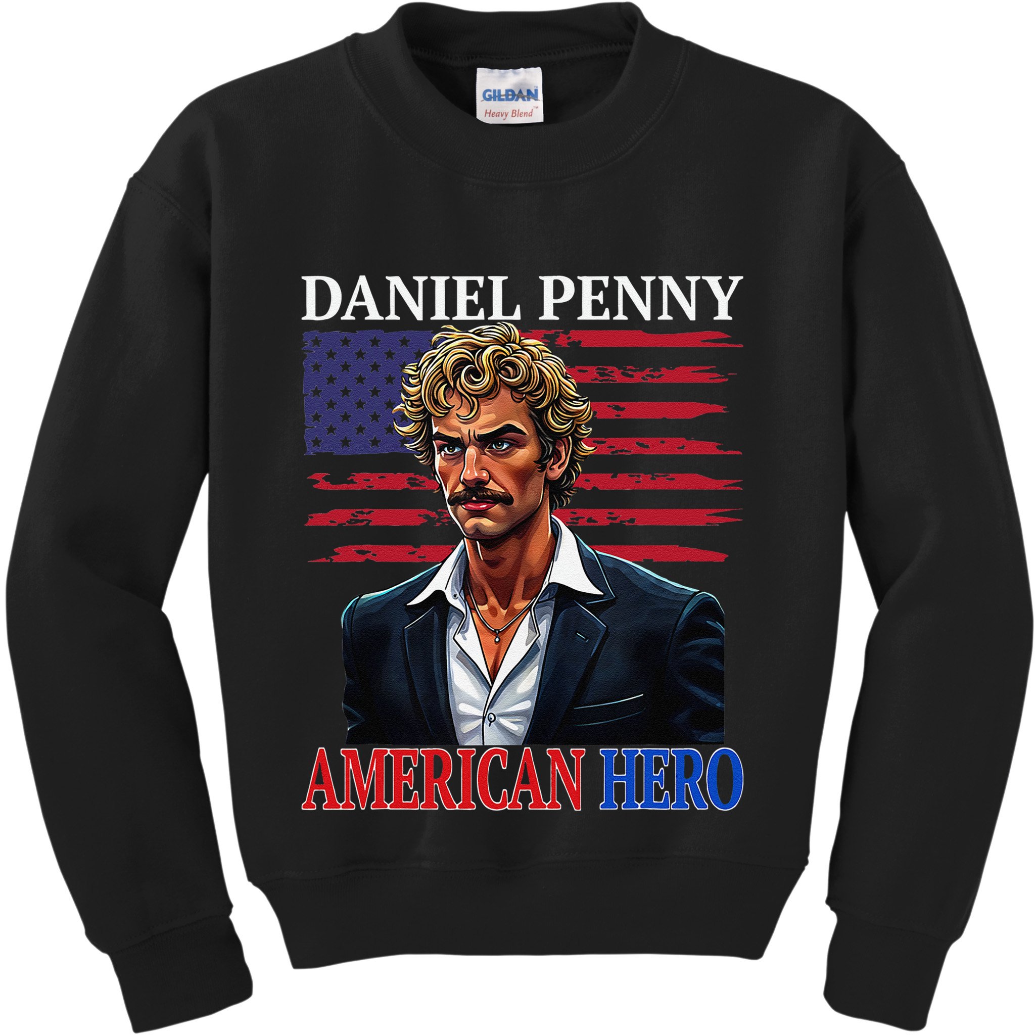 Daniel Penny American Hero Nyc Subway Court Cas Kids Sweatshirt