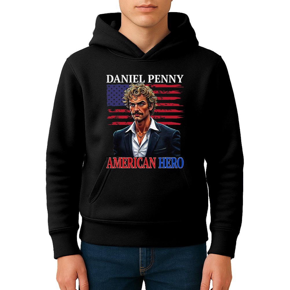 Daniel Penny American Hero Nyc Subway Court Cas Kids Hoodie