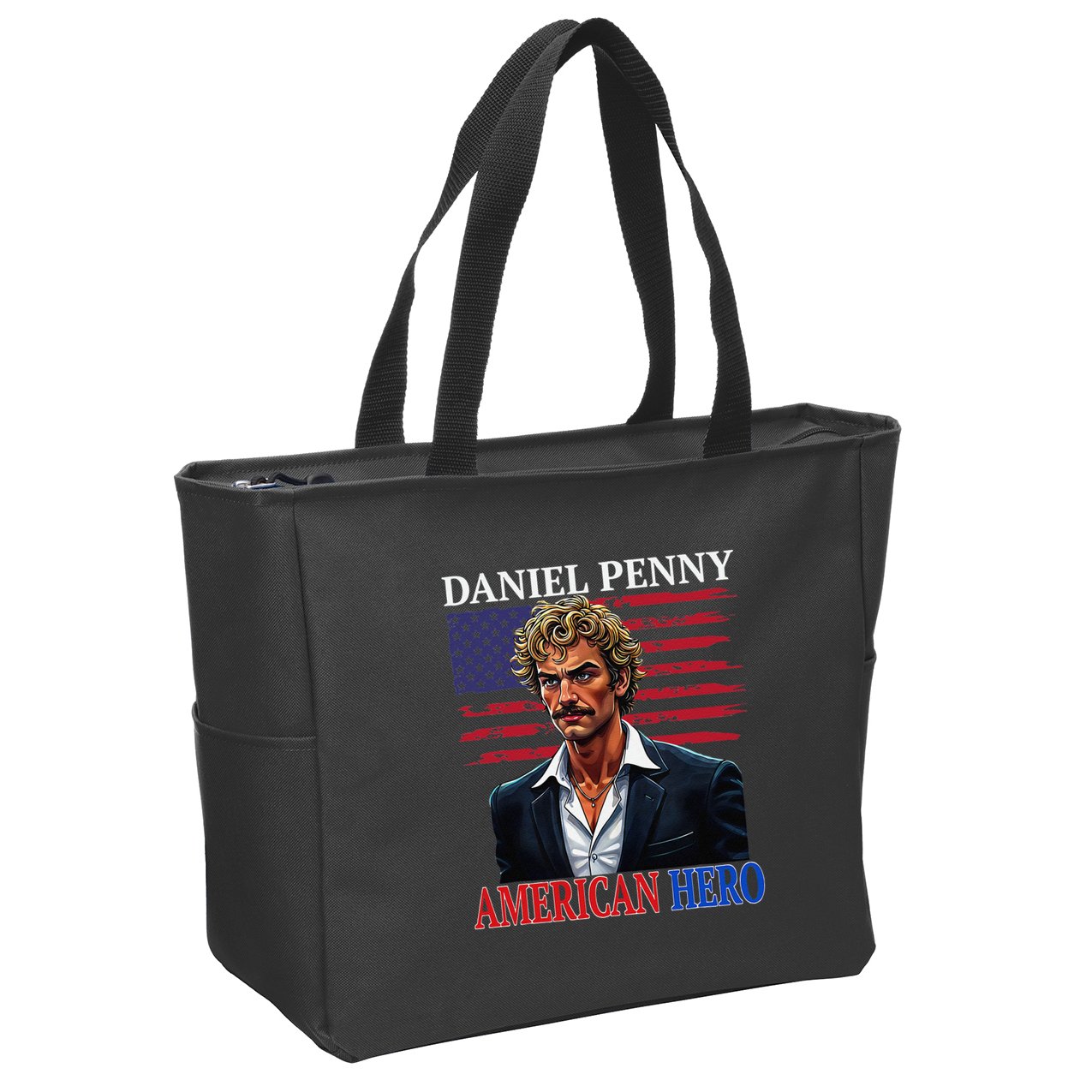Daniel Penny American Hero Nyc Subway Court Cas Zip Tote Bag
