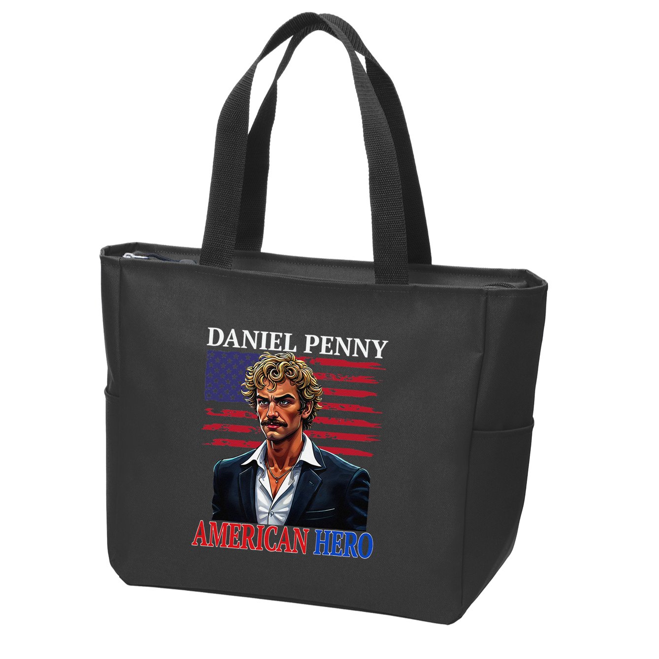 Daniel Penny American Hero Nyc Subway Court Cas Zip Tote Bag