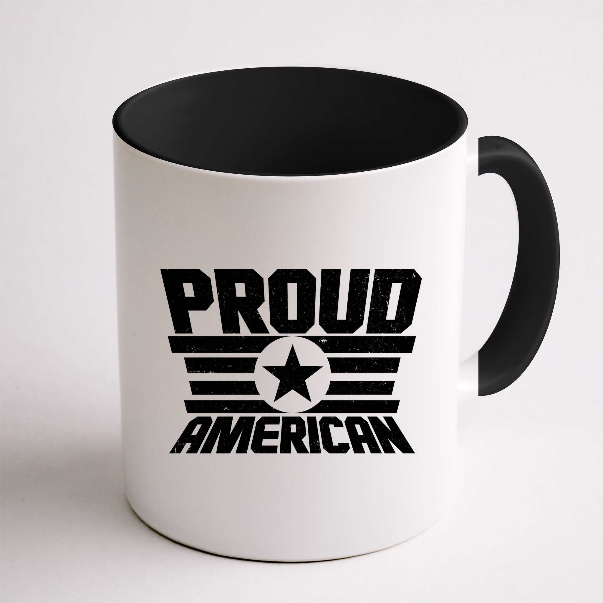 Distressed Proud American USA Patriot Mug