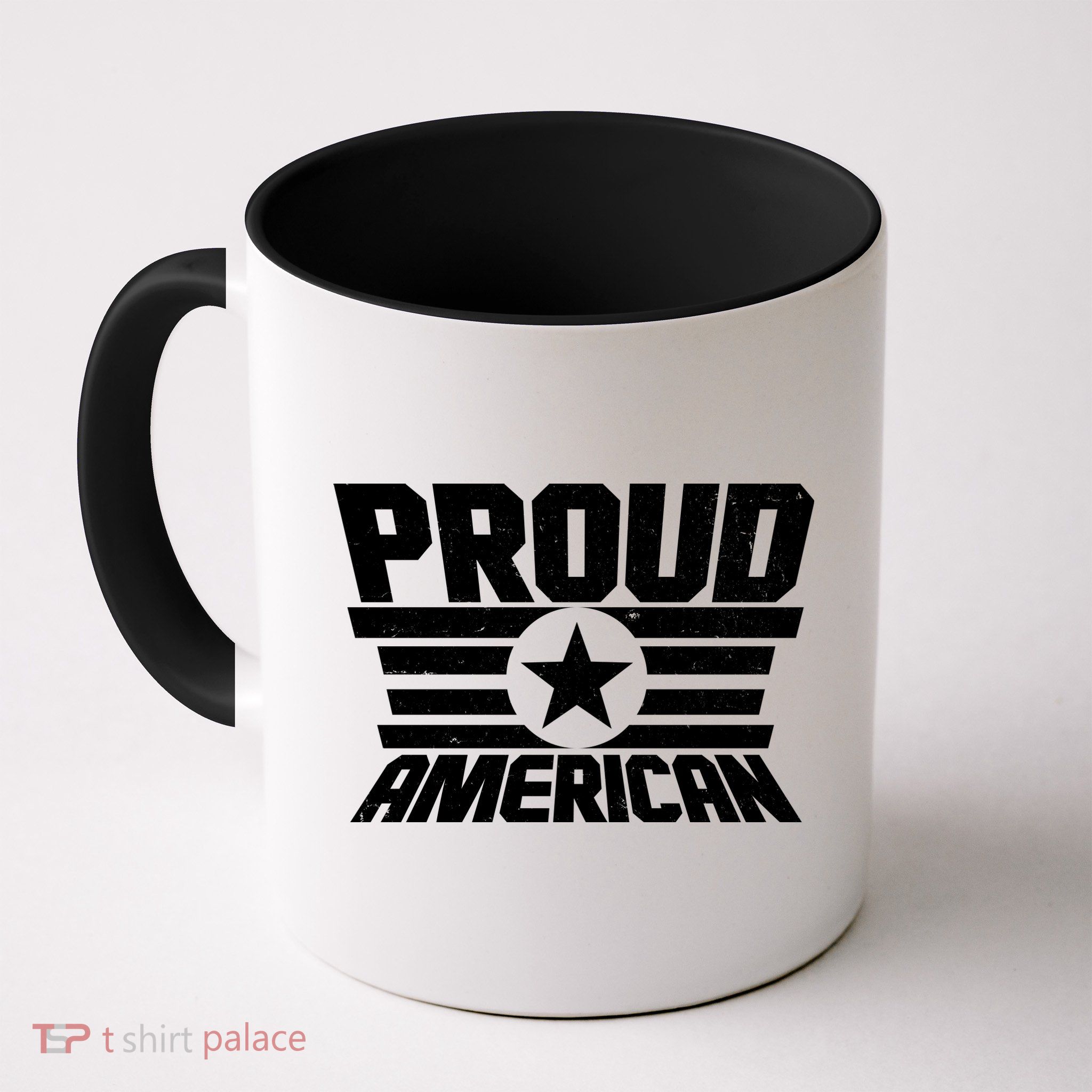 Distressed Proud American USA Patriot Mug