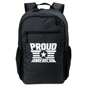 Distressed Proud American USA Patriot Daily Commute Backpack