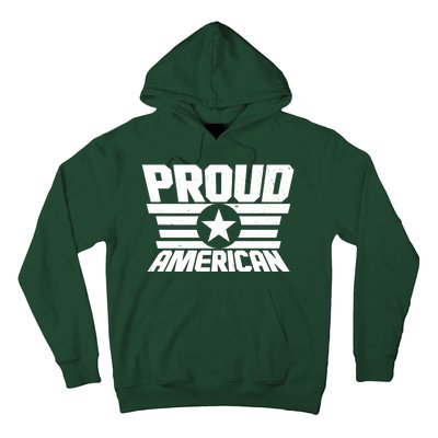 Distressed Proud American USA Patriot Hoodie