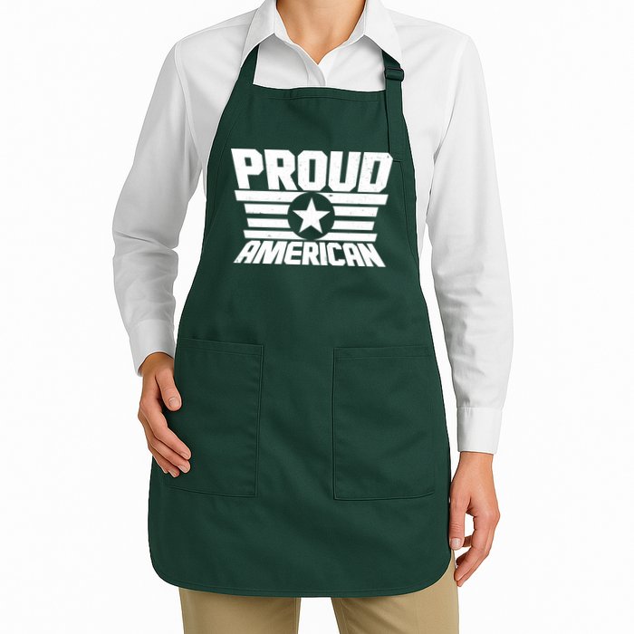 Distressed Proud American USA Patriot Apron