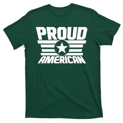 Distressed Proud American USA Patriot T-Shirt