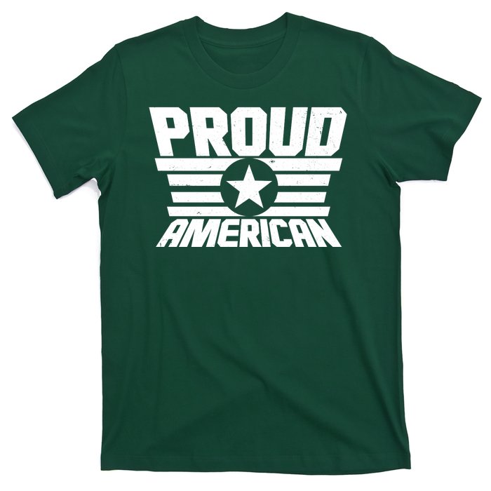 Distressed Proud American USA Patriot T-Shirt