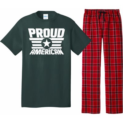 Distressed Proud American USA Patriot Pajama Set