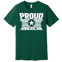 Distressed Proud American USA Patriot Premium T-Shirt