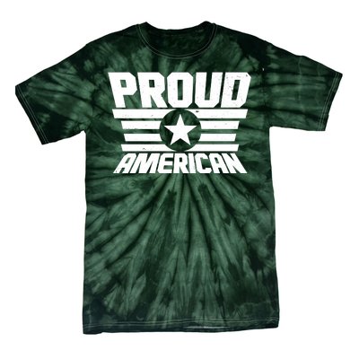 Distressed Proud American USA Patriot Tie-Dye T-Shirt